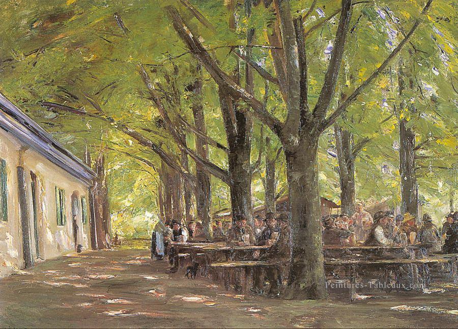 a Country brasserie Brannenburg Bavaria 1894 Max Liebermann impressionnisme allemand Peintures à l'huile